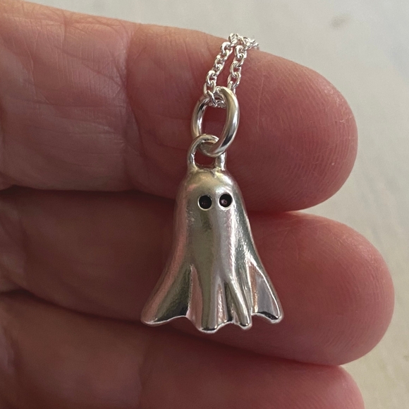 Suegrey Jewelry Ghost Necklace Sterling Silver - Picture 3 of 11